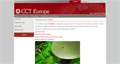 Desktop Screenshot of cct-europe.com