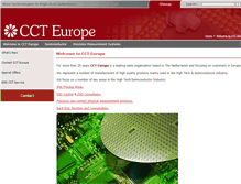 Tablet Screenshot of cct-europe.com